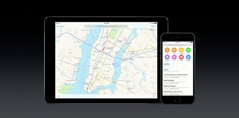 蘋果地圖增加交通資訊